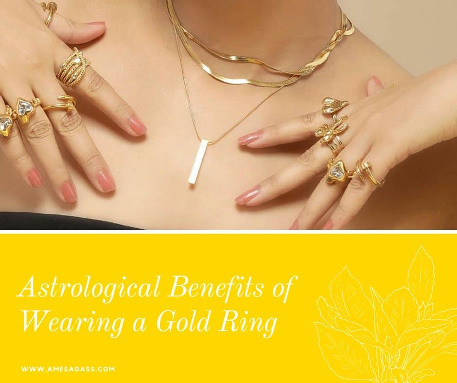 benefits of wearing gold ring