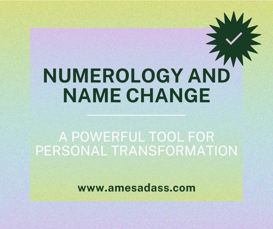 name change as per numerology