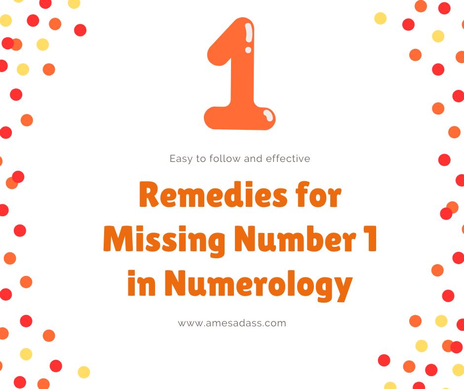 Remedies for Missing Number 1