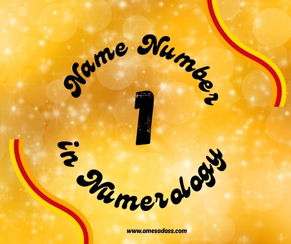 name number 1 in numerology