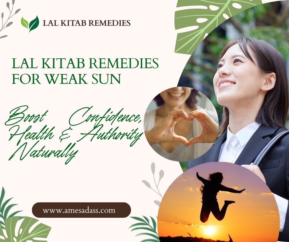 Lal kitab remedies for weak sun